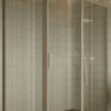 Shower enclosure Hietakari Bläk 756 New York, Sand frame, bronze tinted glass Shower enclosure Hietakari Bläk 756 New York, Sand frame, bronze tinted glass