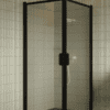Shower enclosure Hietakari Bläk 757 New York, black frame, clear glass Shower enclosure Hietakari Bläk 757 New York, hinged door + hinged door – 4