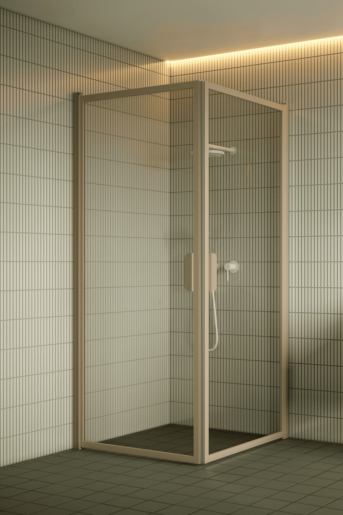 Shower enclosure Hietakari Bläk 757 New York, hinged door + hinged door – 5
