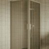 Shower enclosure Hietakari Bläk 757 New York, Sand frame, bronze tinted glass Shower enclosure Hietakari Bläk 757 New York, Sand frame, bronze tinted glass