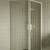 Shower enclosure Hietakari Bläk 757 New York, white frame, clear glass Shower enclosure Hietakari Bläk 757 New York, hinged door + hinged door