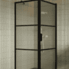 Shower enclosure Hietakari Bläk 760 Tokyo, black frame, clear glass Shower enclosure Hietakari Bläk 760 Tokyo, black frame, clear glass