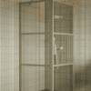 Shower enclosure Hietakari Bläk 760 Tokyo, Sand frame, clear glass Shower enclosure Hietakari Bläk 760 Tokyo, Sand frame, clear glass