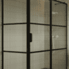 Shower enclosure Hietakari Bläk 761 Tokyo, black frame, grey tinted glass Shower enclosure Hietakari Bläk 761 Tokyo, black frame, grey tinted glass