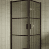 Shower enclosure Hietakari Bläk 762 Tokyo, Cocoa frame, grey tinted glass Shower enclosure Hietakari Bläk 762 Tokyo, Cocoa frame, grey tinted glass