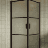 Shower enclosure Hietakari Bläk 762 Tokyo, Cocoa frame, satin frosted glass Shower enclosure Hietakari Bläk 762 Tokyo, Cocoa frame, satin frosted glass