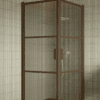 Shower enclosure Hietakari Bläk 762 Tokyo, Mocha frame, grey tinted glass Shower enclosure Hietakari Bläk 762 Tokyo, Mocha frame, grey tinted glass