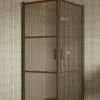 Shower enclosure Hietakari Bläk 762 Tokyo, Mocha frame, bronze tinted glass Shower enclosure Hietakari Bläk 762 Tokyo, Mocha frame, bronze tinted glass