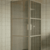 Shower enclosure Hietakari Bläk 762 Tokyo, Sand frame, grey tinted glass Shower enclosure Hietakari Bläk 762 Tokyo, Sand frame, grey tinted glass
