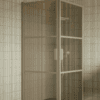 Shower enclosure Hietakari Bläk 762 Tokyo, Sand frame, bronze tinted glass Shower enclosure Hietakari Bläk 762 Tokyo, Sand frame, bronze tinted glass