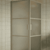 Shower enclosure Hietakari Bläk 762 Tokyo, Sand frame, satin frosted glass Shower enclosure Hietakari Bläk 762 Tokyo, Sand frame, satin frosted glass