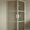 Shower enclosure Hietakari Bläk 762 Tokyo, white frame, bronze tinted glass Shower enclosure Hietakari Bläk 762 Tokyo, white frame, bronze tinted glass
