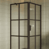 Shower enclosure Hietakari Bläk 765 Paris, Cocoa frame, clear glass Shower enclosure Hietakari Bläk 765 Paris, Cocoa frame, clear glass