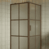 Shower enclosure Hietakari Bläk 765 Paris, Cocoa frame, satin frosted glass Shower enclosure Hietakari Bläk 765 Paris, Cocoa frame, satin frosted glass