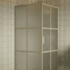 Shower enclosure Hietakari Bläk 765 Paris, Sand frame, satin frosted glass Shower enclosure Hietakari Bläk 765 Paris, Sand frame, satin frosted glass