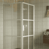 Shower enclosure Hietakari Bläk 765 Paris, white frame, bronze tinted glass Shower enclosure Hietakari Bläk 765 Paris, white frame, bronze tinted glass