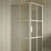 Shower enclosure Hietakari Bläk 765 Paris, white frame, satin frosted glass Shower enclosure Hietakari Bläk 765 Paris, white frame, satin frosted glass