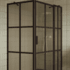 Shower enclosure Hietakari Bläk 766 Paris, Cocoa frame, bronze tinted glass Shower enclosure Hietakari Bläk 766 Paris, Cocoa frame, bronze tinted glass