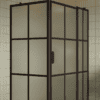 Shower enclosure Hietakari Bläk 766 Paris, Cocoa frame, satin frosted glass Shower enclosure Hietakari Bläk 766 Paris, Cocoa frame, satin frosted glass