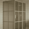 Shower enclosure Hietakari Bläk 766 Paris, Sand frame, bronze tinted glass Shower enclosure Hietakari Bläk 766 Paris, Sand frame, bronze tinted glass