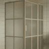 Shower enclosure Hietakari Bläk 766 Paris, Sand frame, satin frosted glass Shower enclosure Hietakari Bläk 766 Paris, Sand frame, satin frosted glass