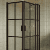 Shower enclosure Hietakari Bläk 768 Paris, Cocoa frame, grey tinted glass Shower enclosure Hietakari Bläk 768 Paris, Cocoa frame, grey tinted glass