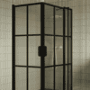 Shower enclosure Hietakari Bläk 768 Paris, black frame, bronze tinted glass Shower enclosure Hietakari Bläk 768 Paris, black frame, bronze tinted glass