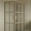 Shower enclosure Hietakari Bläk 768 Paris, Sand frame, grey tinted glass Shower enclosure Hietakari Bläk 768 Paris, Sand frame, grey tinted glass