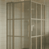 Shower enclosure Hietakari Bläk 769 Paris, Sand frame, grey tinted glass Shower enclosure Hietakari Bläk 769 Paris, Sand frame, grey tinted glass