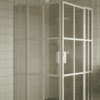 Shower enclosure Hietakari Bläk 769 Paris, white frame, satin frosted glass Shower enclosure Hietakari Bläk 769 Paris, white frame, satin frosted glass