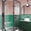 Shower enclosure Hietakari Bläk 887 New York, Cocoa frame, bronze tinted glass Shower enclosure Hietakari Bläk 887 New York, Cocoa frame, bronze tinted glass