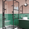 Shower enclosure Hietakari Bläk 888 Tokyo, Cocoa frame, bronze tinted glass Shower enclosure Hietakari Bläk 888 Tokyo, Cocoa frame, bronze tinted glass