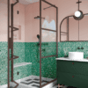Shower enclosure Hietakari Bläk 888 Tokyo, Mocha frame, bronze tinted glass Shower enclosure Hietakari Bläk 888 Tokyo, Mocha frame, bronze tinted glass
