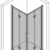 Shower enclosure Hietakari Bläk 899 New York – 3D drawing Shower enclosure Hietakari Bläk 899 New York, folding door + folding door – 3