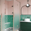 Shower enclosure Hietakari Bläk 899 New York, Sand frame, satin frosted glass Shower enclosure Hietakari Bläk 899 New York, Sand frame, satin frosted glass