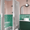 Shower enclosure Hietakari Bläk 899 New York, white frame, satin frosted glass Shower enclosure Hietakari Bläk 899 New York, white frame, satin frosted glass