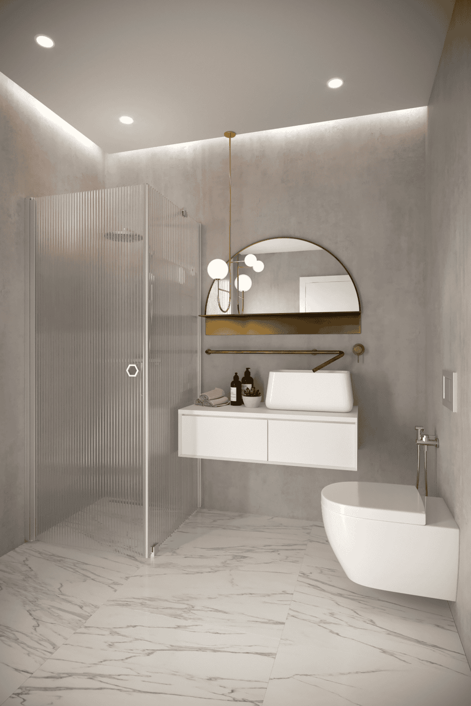 Shower enclosure Hietakari Forma 368, aluminium frame, reeded glass Shower enclosure Hietakari Forma 368, aluminium frame, reeded glass