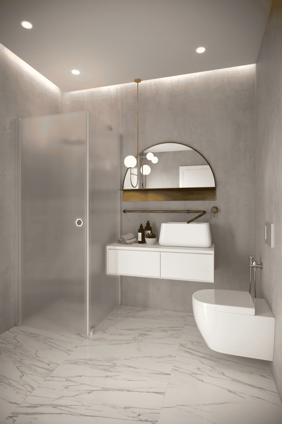 Shower enclosure Hietakari Forma 368, aluminium frame, super bright satin glass Shower enclosure Hietakari Forma 368, aluminium frame, super bright satin glass
