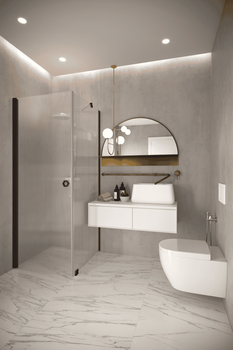 Shower enclosure Hietakari Forma 368, Cocoa frame, reeded glass Shower enclosure Hietakari Forma 368, Cocoa frame, reeded glass