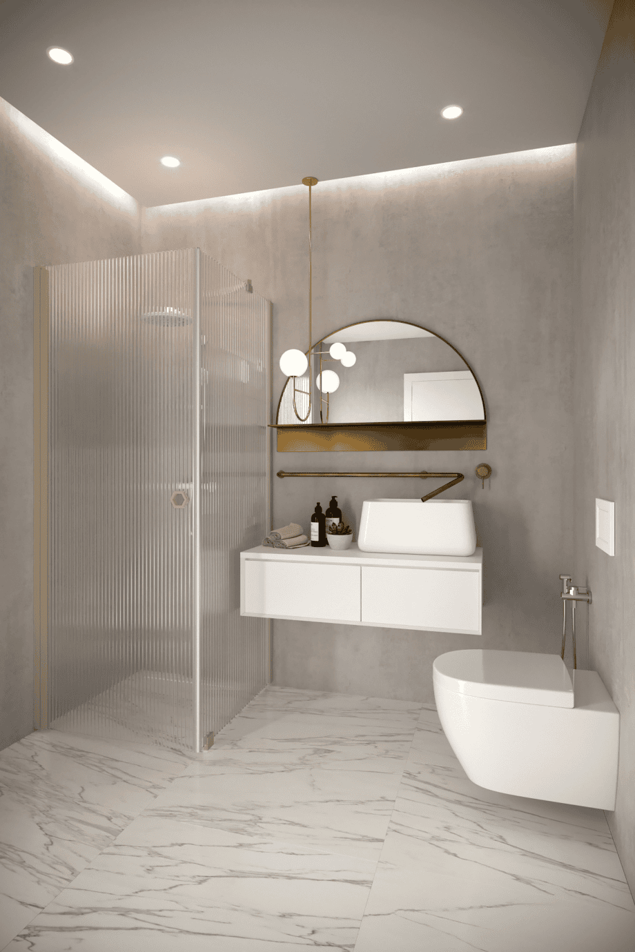 Shower enclosure Hietakari Forma 368, Sand frame, reeded glass Shower enclosure Hietakari Forma 368, Sand frame, reeded glass