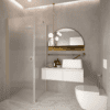 Shower enclosure Hietakari Forma 368, Sand frame, super bright satin glass Shower enclosure Hietakari Forma 368, Sand frame, super bright satin glass