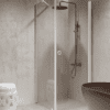 Shower enclosure Hietakari Forma 368, white frame, super bright glass Shower enclosure Hietakari Forma 368, white frame, super bright glass