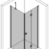 Shower enclosure Hietakari Forma 369, fixed wall + folding door – view 3 Shower enclosure Hietakari Forma 369, fixed wall + folding door – 3