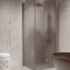 Shower enclosure Hietakari Forma 369, aluminium frame, grey satin glass Shower enclosure Hietakari Forma 369, aluminium frame, grey satin glass