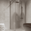 Shower enclosure Hietakari Forma 369, aluminium frame, super bright glass Shower enclosure Hietakari Forma 369, aluminium frame, super bright glass