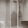 Shower enclosure Hietakari Forma 370, fixed wall + hinged door with fixed part Shower enclosure Hietakari Forma 370, fixed wall + hinged door with fixed part