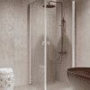 Shower enclosure Hietakari Forma 372, hinged door + hinged door