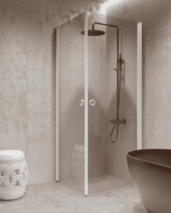 Shower enclosure Hietakari Forma 372, hinged door + hinged door