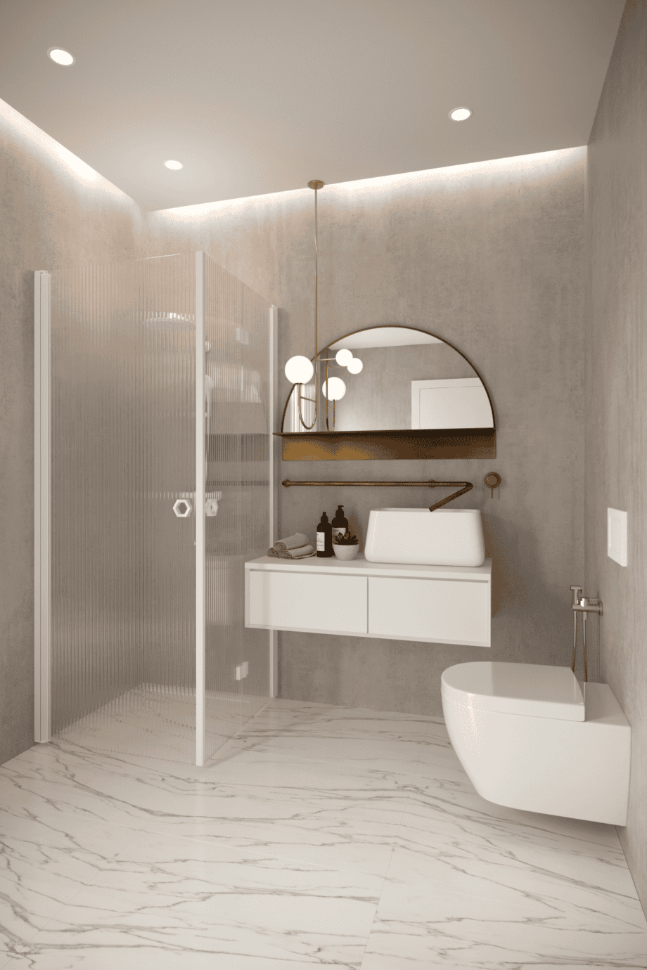 Shower enclosure Hietakari Forma 373, white frame, reeded glass Shower enclosure Hietakari Forma 373, white frame, reeded glass