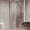 Shower enclosure Hietakari Forma 373, white frame, super bright satin glass Shower enclosure Hietakari Forma 373, white frame, super bright satin glass